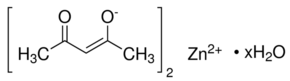 Zinc 2,4-pentanedionate Chemical Structure